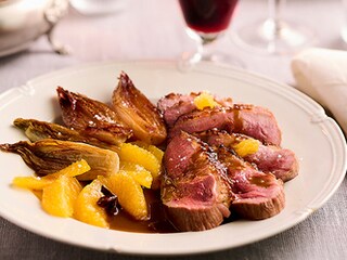 Magrets de canard à l'orange