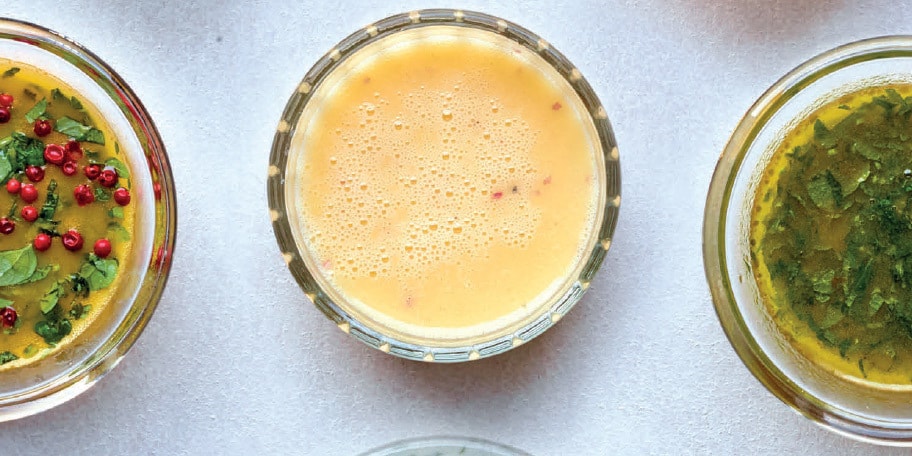 Klassieke vinaigrette met wittewijnazijn