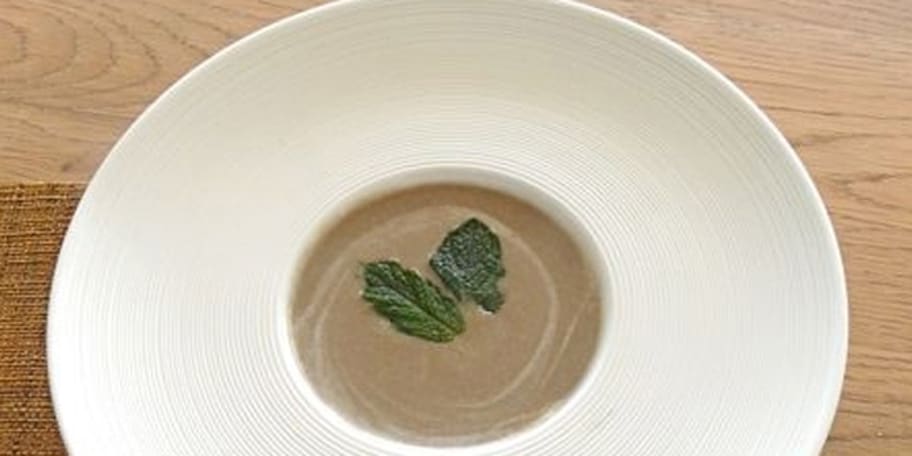 Gaspacho de lentilles à la menthe fraiche
