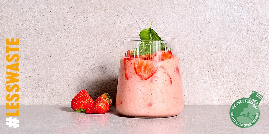 Nice cream milkshake à la fraise