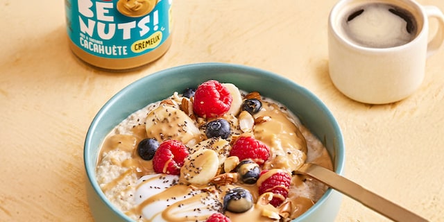 Porridge Bowl à la pâte à tartiner cacahuètes Andros Be Nuts