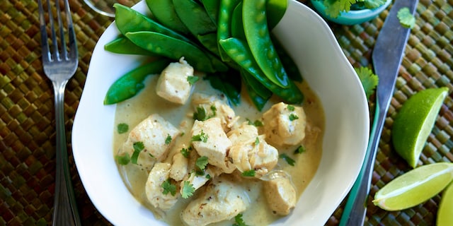 Curry de poulet thaï