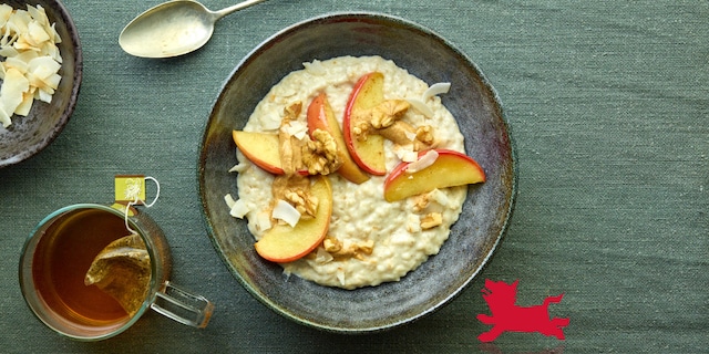 Overnight oats met appelen