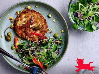 Homemade veggieburgers