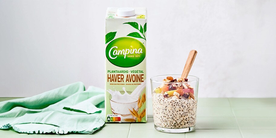Overnight Oats met Campina Haver