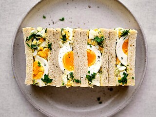 Sando sandwichs aux œufs durs