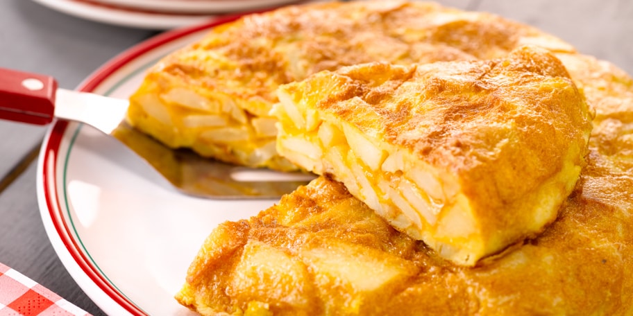 Spaanse tortilla zonder ui
