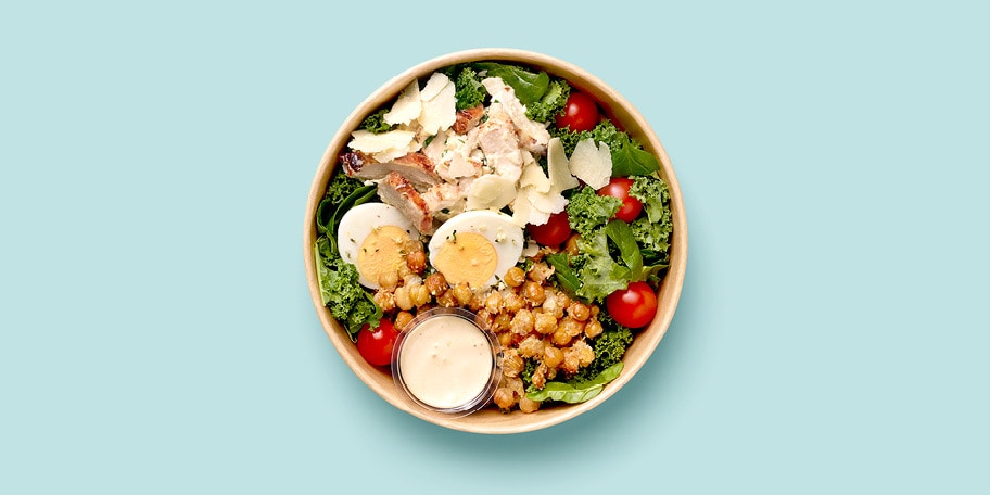 Raprap caesarsalade in 5 minuten