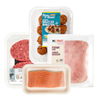Vlees, vis en vegetarische producten