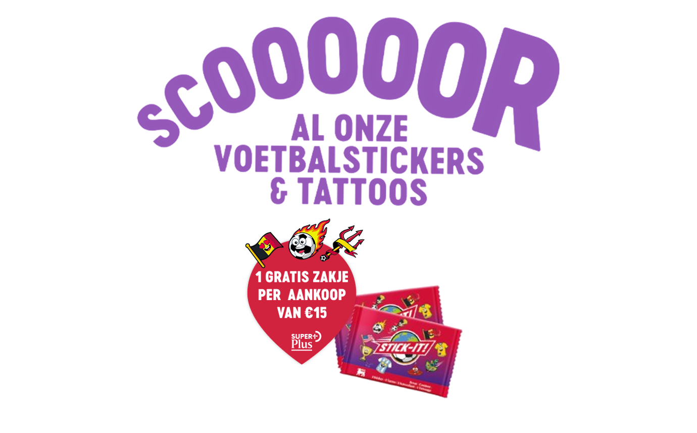 Beleef het WK met Stick-It Delhaize