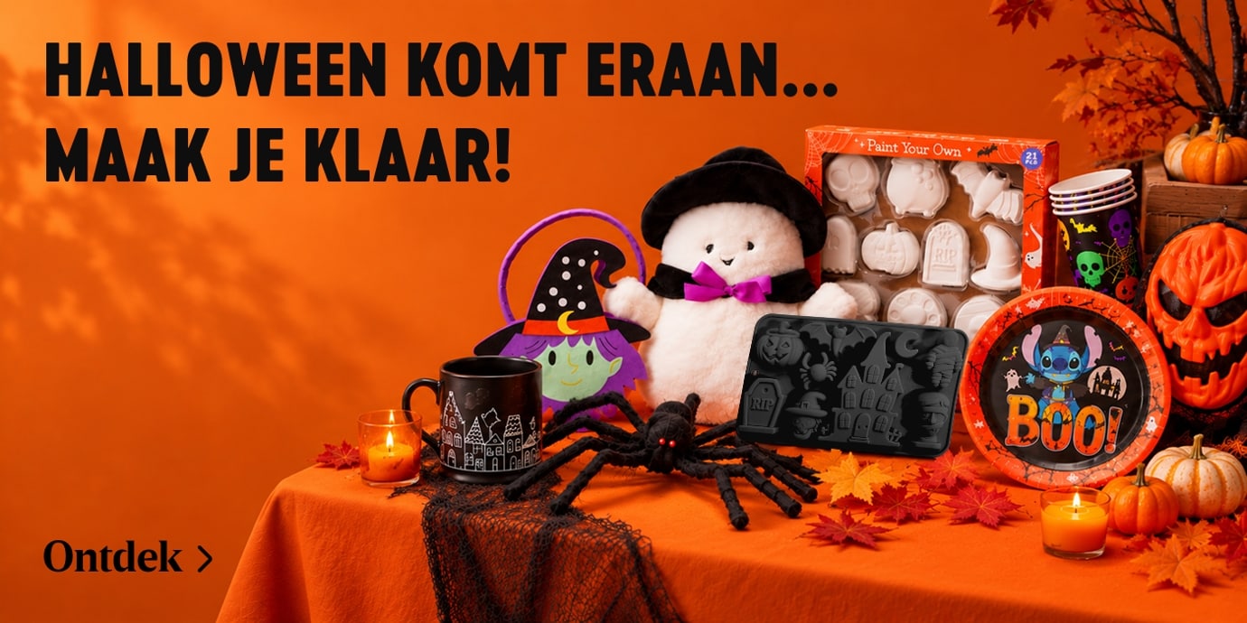 Halloweendecoratie, bakvormen en feestartikelen online bij Delhaize