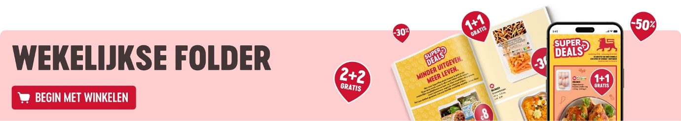 Delhaize folder van deze week en volgende week: Super Deals met kortingen en promoties